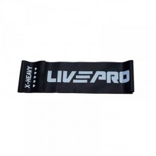 Еспандер стрічка LivePro Fitness Band X-Heavy 2000х150х0,7 мм (11,3кг), чорний, код: 6951376153699