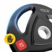 Диск олімпійський 4Fizjo металевий, прогумований 2x10 кг, чорний, код: P-5905973401289