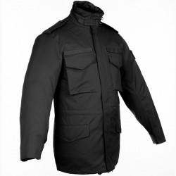 Куртка тактична Brotherhood M65 демісезонна з просоченням 48-50/170-176, чорний, код: 2023102302092