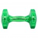 Гантель для фітнесу з TPU покриттям Zelart Jelly Urethane Coated Dumbbells 1х4,5кг, салатовий, код: TA-2946-10LB-S52