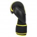 Боксерські рукавиці Hard Touch 12 унцій, чорний-жовтий, код: BO-4250_12BKY