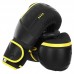 Боксерські рукавиці Hard Touch 12 унцій, чорний-жовтий, код: BO-4250_12BKY