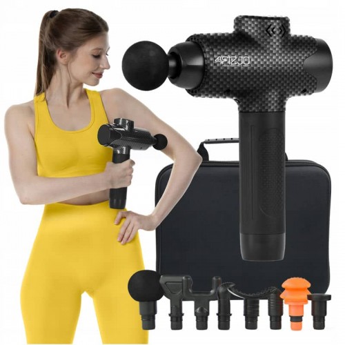 Ручний перкусійний масажер (масажний пістолет) 4Fizjo Massage Gun Evo 30 Вт, код: P-5907739319920