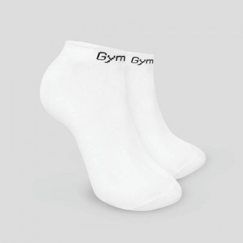 Шкарпетки GymBeam Ankle Socks 3Pack White розмір M/L (36-39), білий, код: 310021-GB