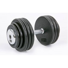 Гантель цілісна професійна сталева Record 1х40 кг, код: TA-7231-40 Гантель цілісна професійна сталева Record 1х40 кг, код: TA-7231-40