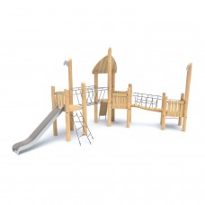 Тривежовий ігровий комплекс Miros 8470х5100х4250 мм, код: WP703 Тривежовий ігровий комплекс Miros 8470х5100х4250 мм, код: WP703