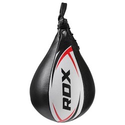 Груша пневмо крапля RDX D-X, шкіра, чорно-біла, код: D-X/18BW-WS