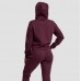 Толстовка жіноча GymBeam Clothing Zip-up TRN S, баклажановий, код: 8586024627109