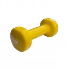 Гантель для фітнесу з вініловим покриттям Generation Fintess FF51D3B-1kg, 1х1 кг, жовтий, код: 523430-AX Гантель для фітнесу з вініловим покриттям Generation Fintess FF51D3B-1kg, 1х1 кг, жовтий, код: 523430-AX