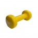 Гантель для фітнесу з вініловим покриттям Generation Fintess FF51D3B-1kg, 1х1 кг, жовтий, код: 523430-AX