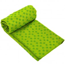 Йога рушник (килимок для йоги) FitGo 1830x630 мм, зелений, код: FI-4938_G