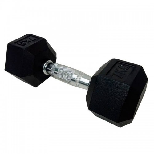 Гантель шестигранна обрезиненного BioGym 1х7кг, код: DD 6442-7 Гантель шестигранна обрезиненного BioGym 1х7кг, код: DD 6442-7