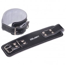 Манжет (ремінь) для силової тяги на гомілки та зап"ястя Zelart чорний, код: SB-165197-S52