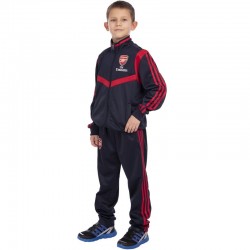 Костюм спортивний дитячий унісекс Lidong Arsenal 28, зріст 135-140, темно-синій-червоний, код: LD-6125K-A_28BLR