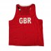 Форма для занять боксом Adidas Olympic Man GBR (шорти+майка), розмір XL, червоний, код: 15570-893