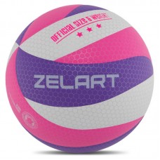 М"яч волейбольний PlayGame Ukraine №5 клеєний, білий-фіолетовий-малиновий, код: VB-9000_WVM М"яч волейбольний PlayGame Ukraine №5 клеєний, білий-фіолетовий-малиновий, код: VB-9000_WVM