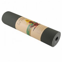 Килимок для фітнесу FitGo TPE 2 шари, 1830x610x6мм, чорний-сірий, код: 5415-2BS-WS Килимок для фітнесу FitGo TPE 2 шари, 1830x610x6мм, чорний-сірий, код: 5415-2BS-WS