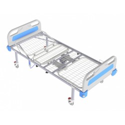 Ліжко з електроприводом чотирьохсекційне медичне функціональне Атон КФ-4-ЕП-БП-К125 з пластиковими бильцями та колесами ф125 мм, код: 1614062071-A Ліжко з електроприводом чотирьохсекційне медичне функціональне Атон КФ-4-ЕП-БП-К125 з пластиковими бильцями та колесами ф125 мм, код: 1614062071-A