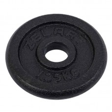 Млинці (диски) сталеві d-30мм Zelart 1,25кг, чорний, код: TA-7785-1_25-S52