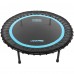 Фітнес батут для джампінгу складаний круглий LiveUp ø100см, чорний-синій, код: LP8250