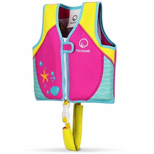 Жилет для плавання Tsunami дитячий 3-6 років (15-19 кг), рожевий, код: P-5905973406765