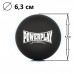 Масажний силіконовий м"яч PowerPlay Silicone Lacrosse Ball 63 мм, чорний, код: PP-4354_Black