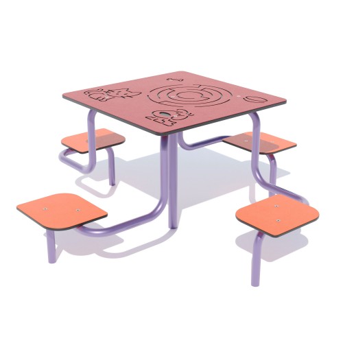 Столик Miros “Павук” 1450х1450х620 мм, код: DIO211.3HDPE Столик Miros “Павук” 1450х1450х620 мм, код: DIO211.3HDPE