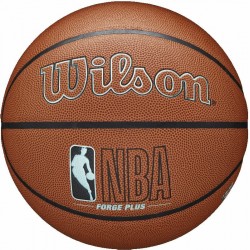 М"яч баскетбольний Wilson NBA Forge Plus Eco №7, коричневий, код: 097512650847