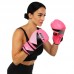 Боксерські рукавиці дитячі Hard Touch 8 унції, рожевий-чорний, код: BO-7709_8PBK