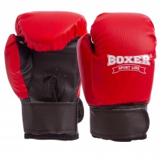 Рукавички боксерські Boxer червоний, код: 2026_4R