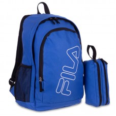 Міський рюкзак з пеналом Fila 25л, синій, код: 211_BL