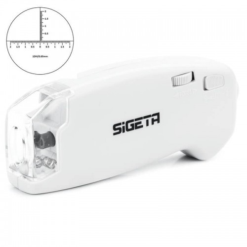 Мікроскоп Sigeta MicroGlass 40x R/T (зі шкалою), код: 65136-DB