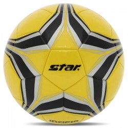 М'яч футбольний Star Incipio №5 PU, жовтий-сірий, код: SB6405C_YGR