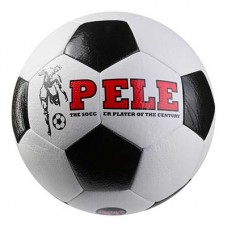 М"яч футбольний гібридний PlayGame Pele №5, біло-чорний, код: PLHB-WS