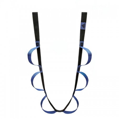 Пояс для розтяжки Adidas ADTB-10608BL, чорний-синій, код: 885652018906-IN