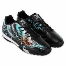 Сороконіжки футбольні Blue Okean розмір 40, чорний-блакитний, код: 240438-2_40 Сороконіжки футбольні Blue Okean розмір 40, чорний-блакитний, код: 240438-2_40