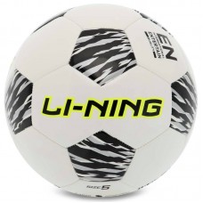 М'яч футбольний LI-Ning №5, білий-чорний, код: LFQK533-1-S52