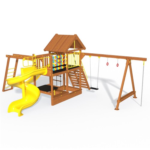 Ігровий комплекс Ранчо-3 InterAtletika, код: P801.2Б-SM