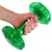 Гантель для фітнесу з TPU покриттям Zelart Jelly Urethane Coated Dumbbells 1х4,5кг, салатовий, код: TA-2946-10LB-S52
