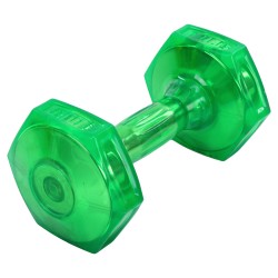 Гантель для фітнесу з TPU покриттям Zelart Jelly Urethane Coated Dumbbells 1х4,5кг, салатовий, код: TA-2946-10LB-S52