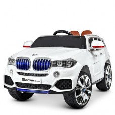 Дитячий електромобіль Bambi Джип BMW X5, білий, код: M 2762(MP4)EBLR-1-MP