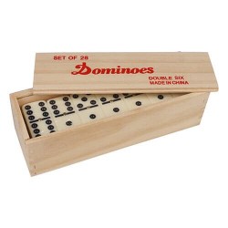 Доміно біле PlayGame у дерев"яній коробці, код: 5010D-WS Доміно біле PlayGame у дерев"яній коробці, код: 5010D-WS