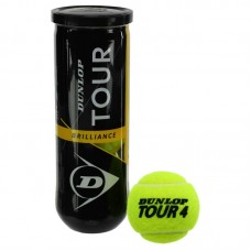 М"яч для великого тенісу Dunlop Tour Brilliance 3шт, салатовий, код: DL601326-S52