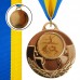 Медаль спортивная с лентой PlayGame Aim Художественная гимнастика бронзовый, код: C-4846-0073_B