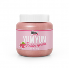 Протеїнова паста BeastPink Yum Yum 400 г, полуниця, код: 8586022215476