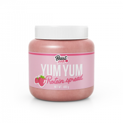 Протеїнова паста BeastPink Yum Yum 400 г, полуниця, код: 8586022215476