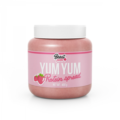 Протеїнова паста BeastPink Yum Yum 400 г, полуниця, код: 8586022215476