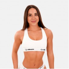 Cпортивний бюстгальтер GymBeam Bralette White S, белый, код: 219122-GB