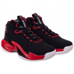 Кросівки для баскетболу Jdan розмір 39, чорний-черовний, код: OB936-3_39BKR