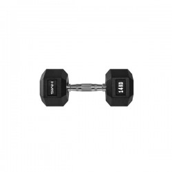 Гантеля HMS Hex Pro 1х14 кг, чорний, код: 5907695518092-IN